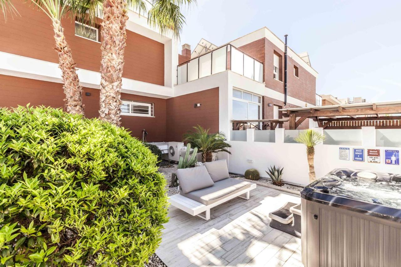 Casa Bos Orange Wellness Luxury Entire Villa Jacuzzi & Pool Gran Alacant Near Beach Puerto Marino Buitenkant foto