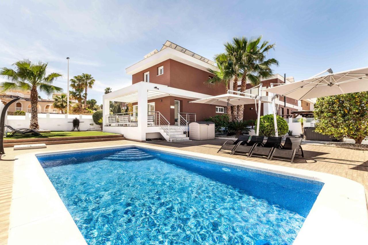 Casa Bos Orange Wellness Luxury Entire Villa Jacuzzi & Pool Gran Alacant Near Beach Puerto Marino Buitenkant foto
