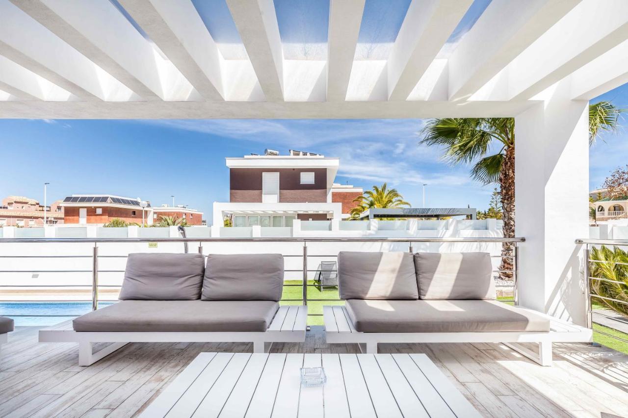 Casa Bos Orange Wellness Luxury Entire Villa Jacuzzi & Pool Gran Alacant Near Beach Puerto Marino Buitenkant foto